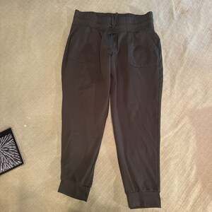 Mondetta Women's Brushed Jogger Pant with Pockets Olive Size Large